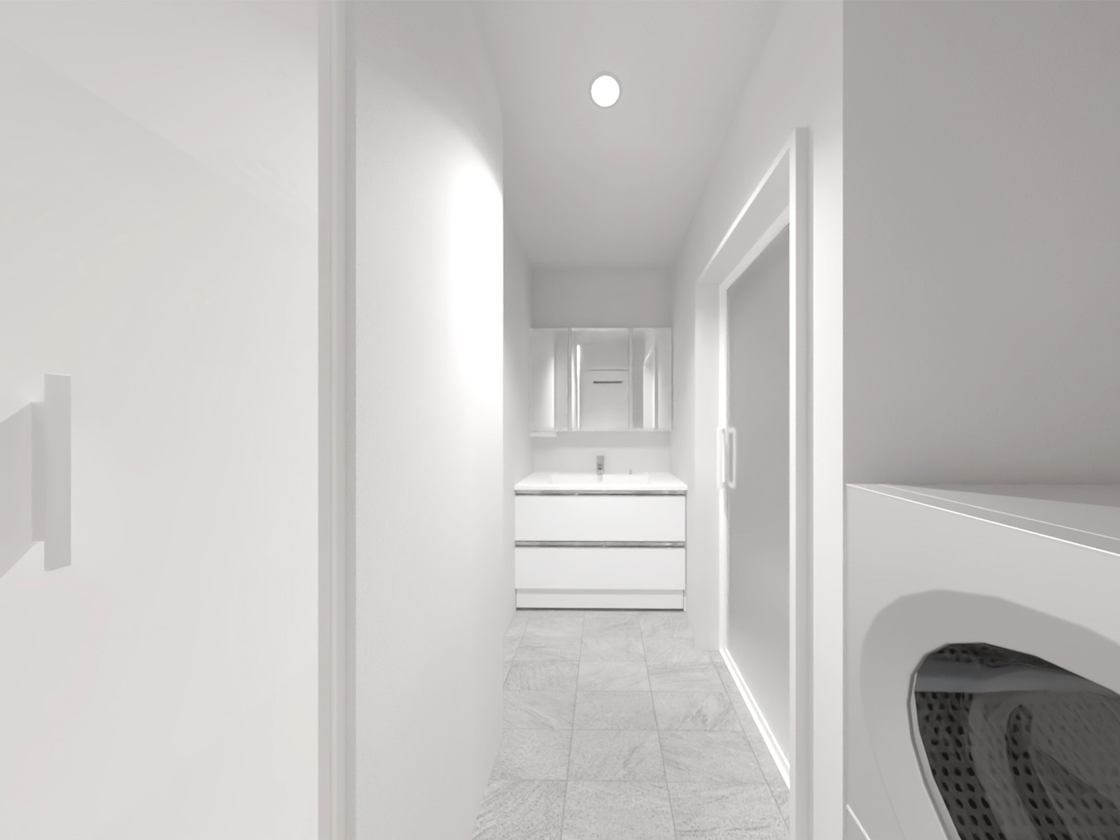 ローレルコート郡山｜洗面脱衣所